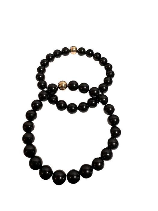 Black Obsidian Goddessyy Bracelet