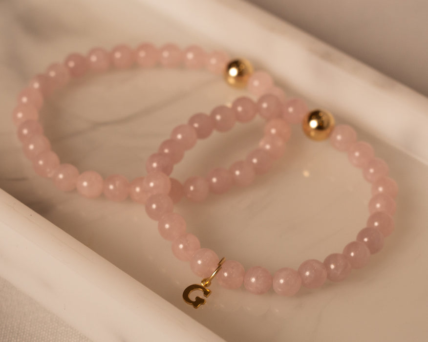 Rose Quartz Goddessyy Bracelet